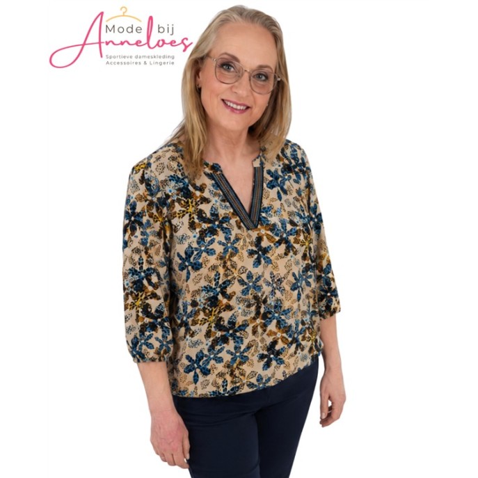 Dreamstar blouse 105 Cemily Indigo mix Dreamstar blouse 105 Cemily Indigo mix